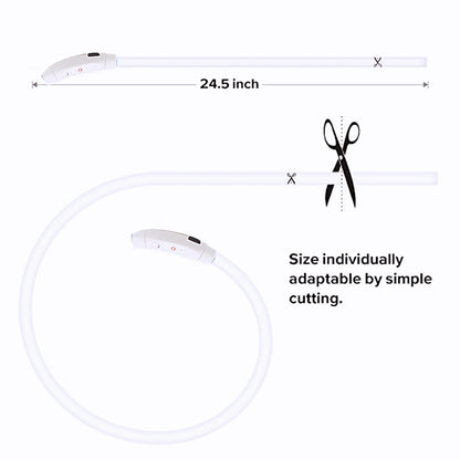 Adjustable LED Glowing Dog Collar Luminous Night Light Safety Harness for Large Small Dogs and Cats USB Rechargeable