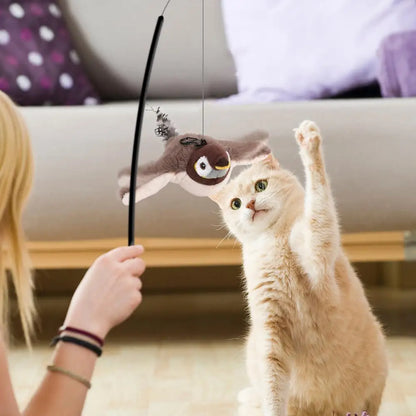 Chirping And Flapping Bird Cat Toy