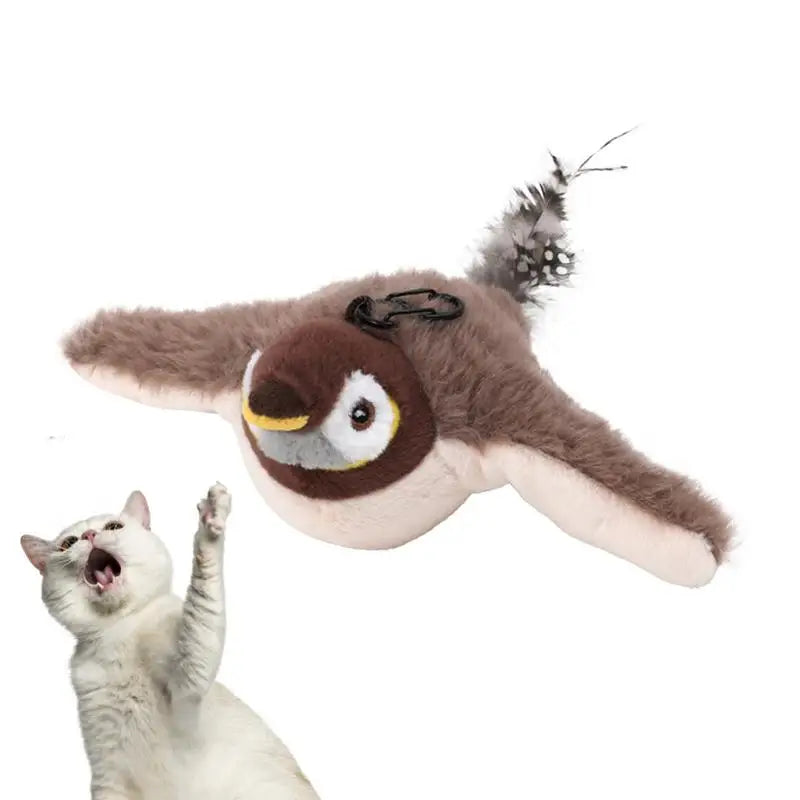 Chirping And Flapping Bird Cat Toy