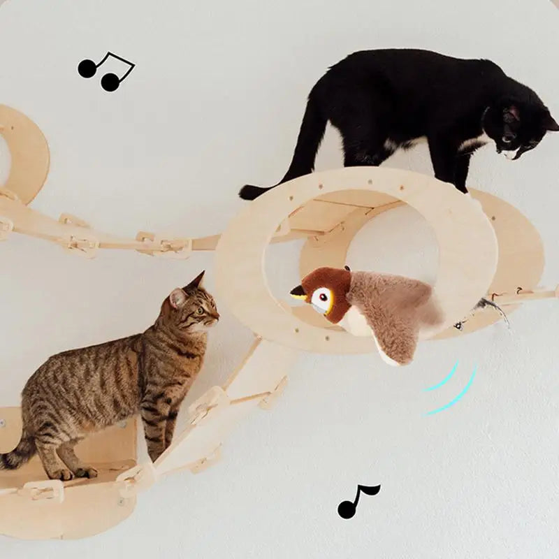 Chirping And Flapping Bird Cat Toy