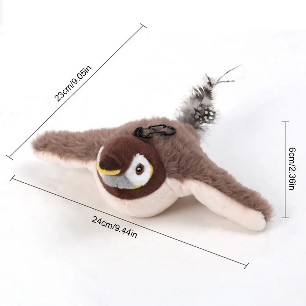 Chirping And Flapping Bird Cat Toy