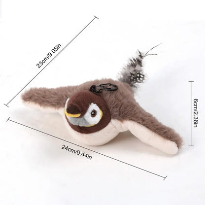 Chirping And Flapping Bird Cat Toy