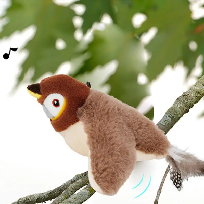 Chirping And Flapping Bird Cat Toy