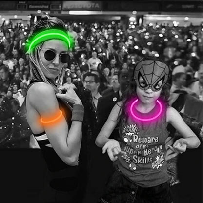 Adjustable LED Glowing Dog Collar Luminous Night Light Safety Harness for Large Small Dogs and Cats USB Rechargeable