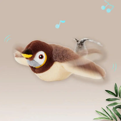 Chirping And Flapping Bird Cat Toy